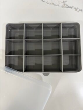 melii Snackle Box 12-Compartment Snack Container Removable Dividers Food Travel